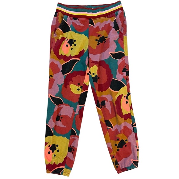 Marine Layer Amelia Crewneck Sweatshirt & Sweatpants Exploded Floral Set S/M 🌈 - Picture 4 of 7
